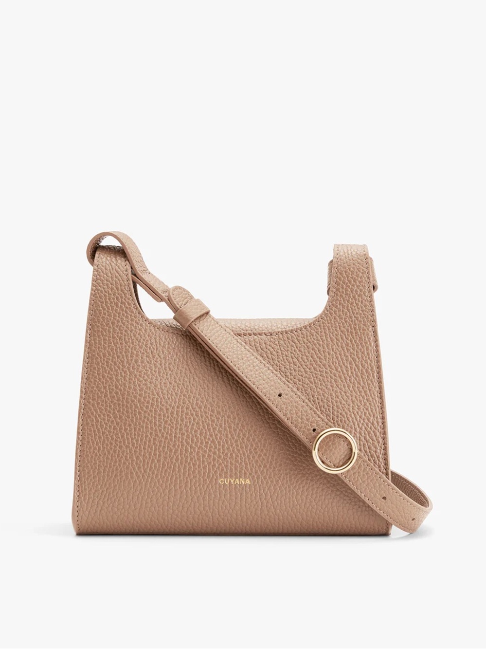 Cuyana Mini Double Loop Bag in Cappuccino NWT